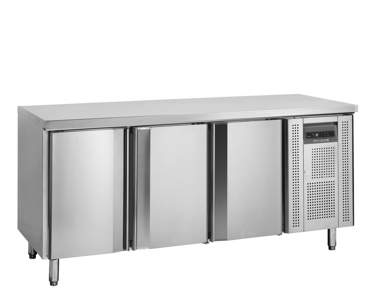 BK310 bagerikølebord på 2.020 mm bredde i rustfrit stål til 400 x 600 mm plader
